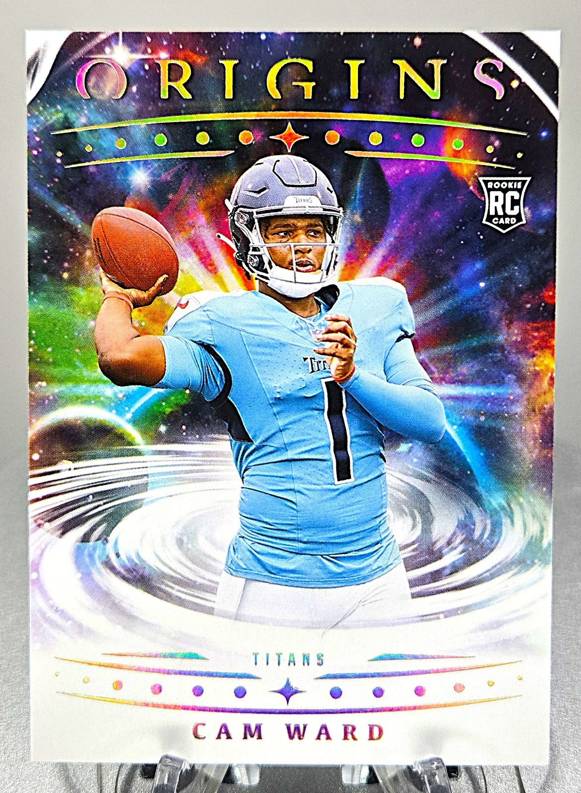 2025 Panini Origins Cam Ward RC Tennessee Titans Rookie QB #143