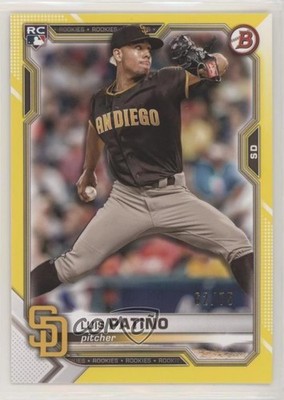 2021 Bowman Yellow Border 62/75 Luis Patino #44 Rookie RC u6m