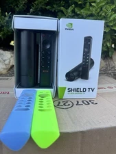 NVIDIA - SHIELD Android TV 8GB 4K HDR Streaming Device COMPLETE W/ Accessories✅