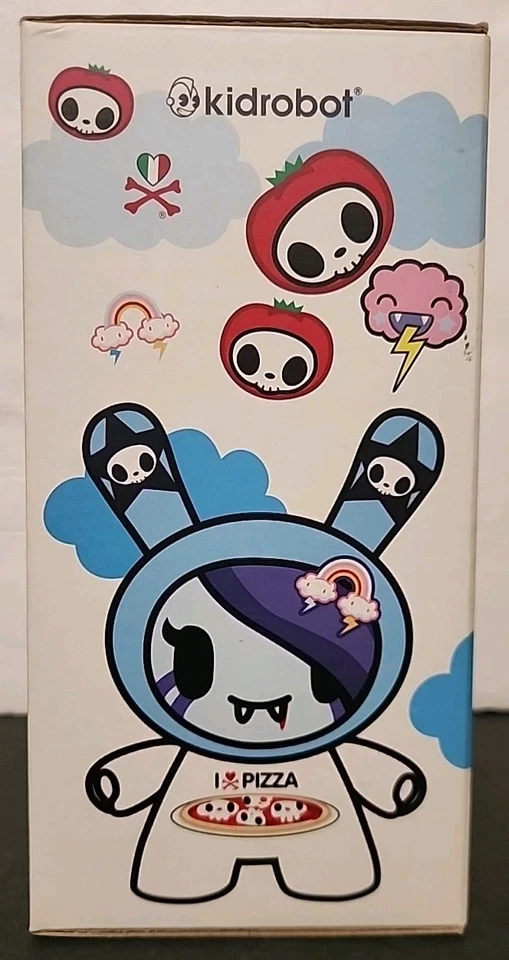 Kidrobot Tokidoki 8” I Love Pizza 8" Dunny Limited Edition 2008 RARE SDCC - Image 3 of 4