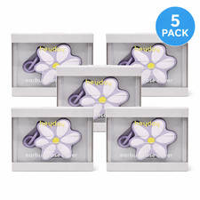 heyday Earbud Case Cover Silicone Daisy Flower Lavender 5 Pack New