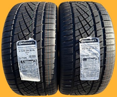 TWO BRAND NEW 275/35ZR20 102Y Continental ExtremeContact DWS 06 Plus DWS06+