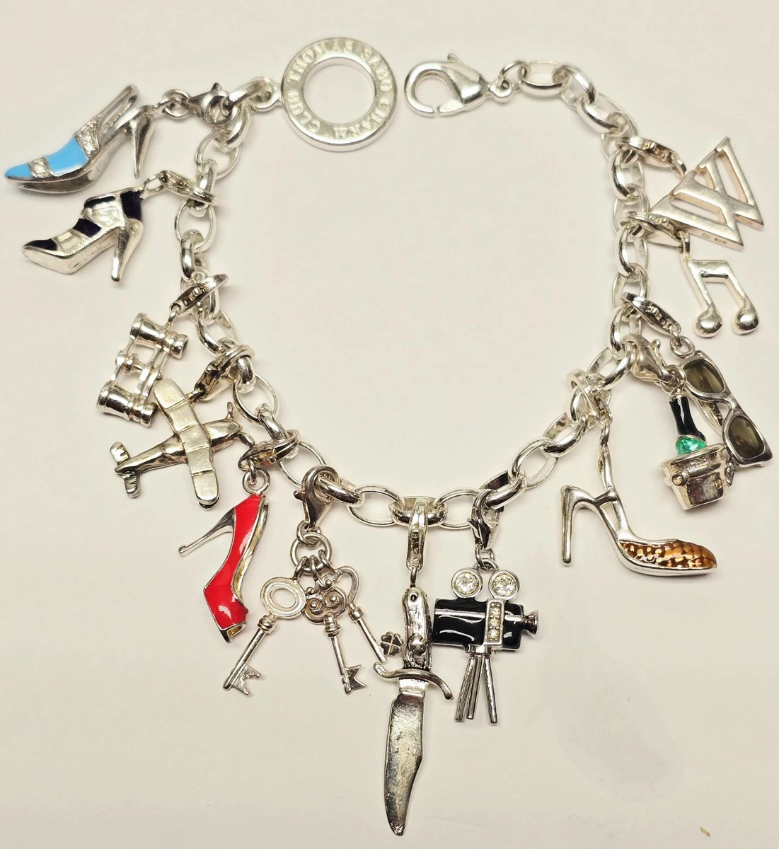 Thomas Sabo Bracciale Charm Collection In Argento 925 - Gioiello Donna Elegante E Personalizzabile, Regalo Ideale