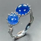 Jewellery ring Natural Apatite Ring 925 Sterling Silver Size 6.5 /R459012