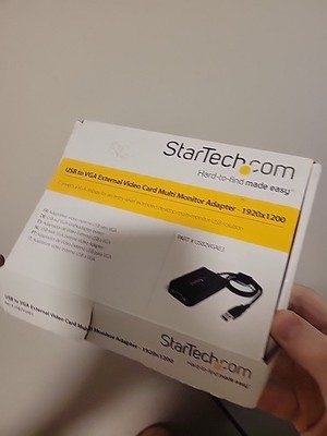 StarTech.Com USB to VGA External Multi-Monitor Video Adapter - open box