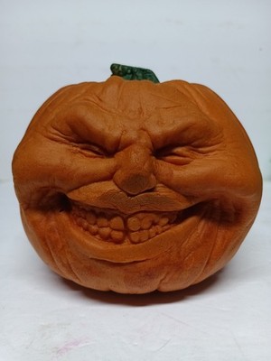 Halloween Todd Masters Foam Pumpkin with Face 6''