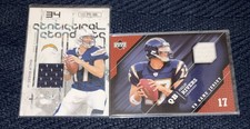 Upper Deck And Donruss Phillip Rivers Jersey Relic Lot Of 2 GU