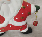 Vintage Bisque Porcelain Star-Shaped Santa Claus Taper Candle Holder Christmas — photo 10