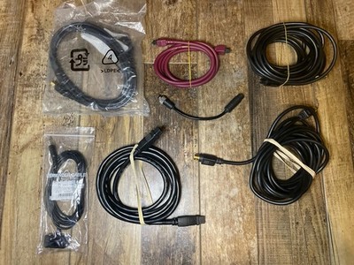 AudioQuest Samsung AV Cable Lot HDMI Optical Toslink IR Extender (7x)