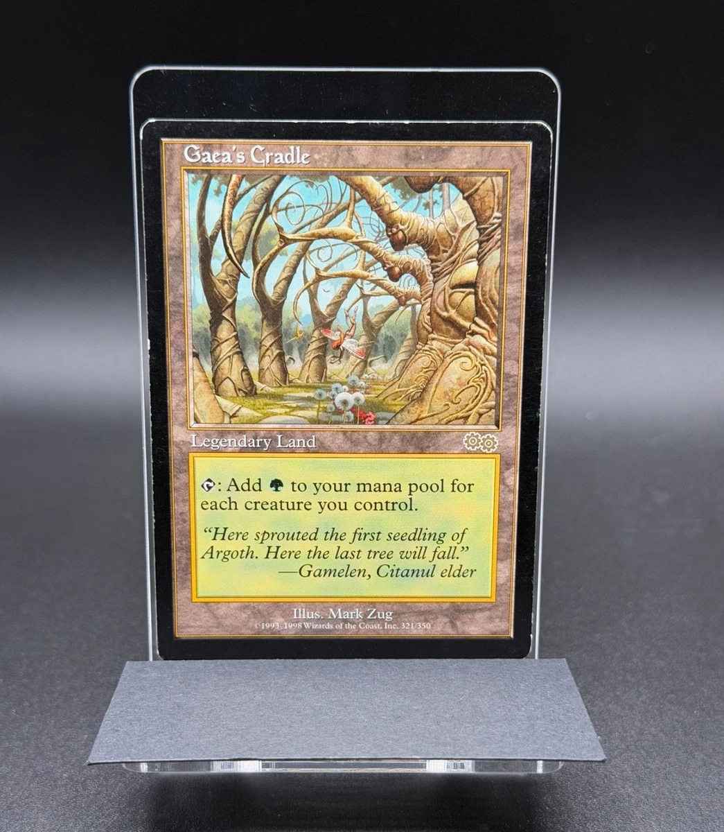 Gaea's Cradle Magic: The Gathering Urza's Saga Rare Individual