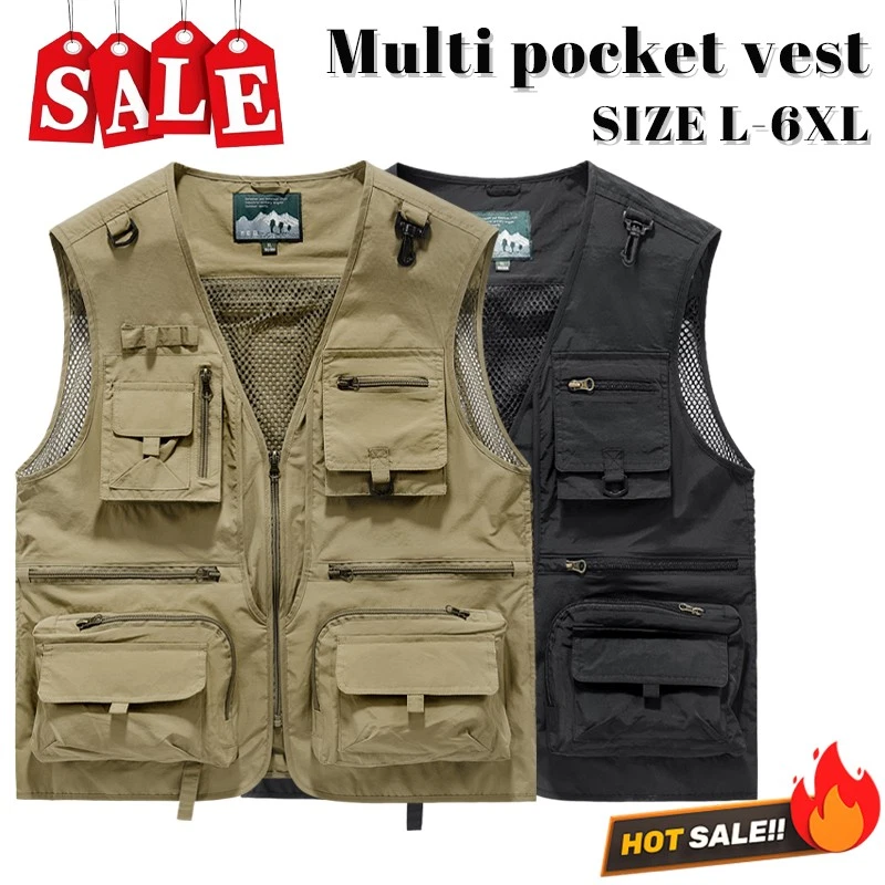 レア！MULCH POCKET MESH TOOL VEST MELOTOUGH Tool Vest for Men Reflective Safety Tool Vest with
