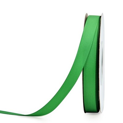 YAMA Green Grosgrain Ribbon 1/2 Inch Continuous 25 Yards 1/2'' 25yds,