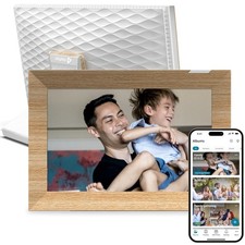 Nixplay Digital Touch Screen Picture Frame with WiFi - 10.1 Photo Frame,