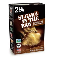 Sugar In The Raw Granulated Turbinado Cane Sugar, No Added Flavors or erythritol