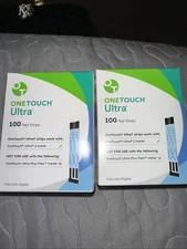 2 Boxes Of  100 Touch ULTRA TEST STRIPS Exp 11/30/2026.  Sealed  Boxes