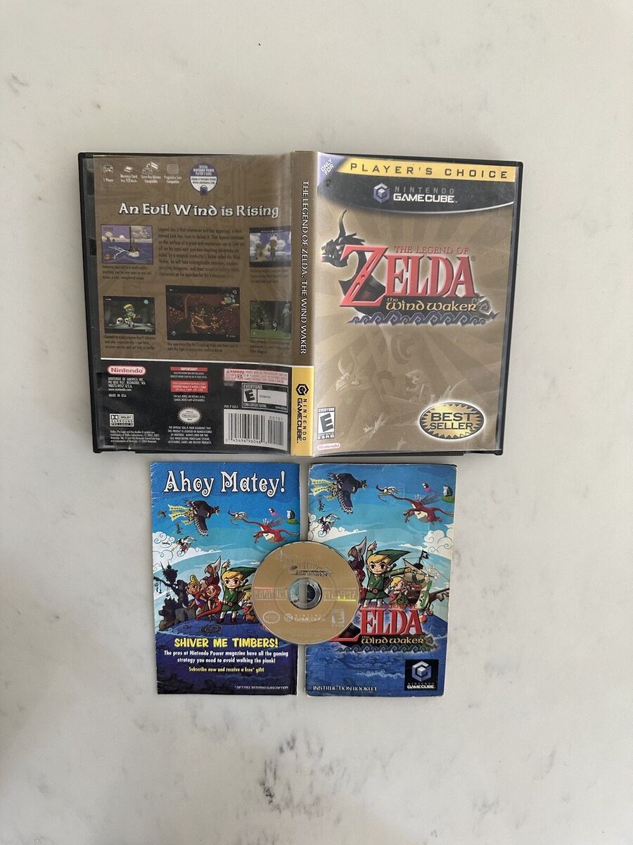 The Legend of Zelda The Wind Waker (GameCube, 2003) Complete & SHIPS SAME  DAY