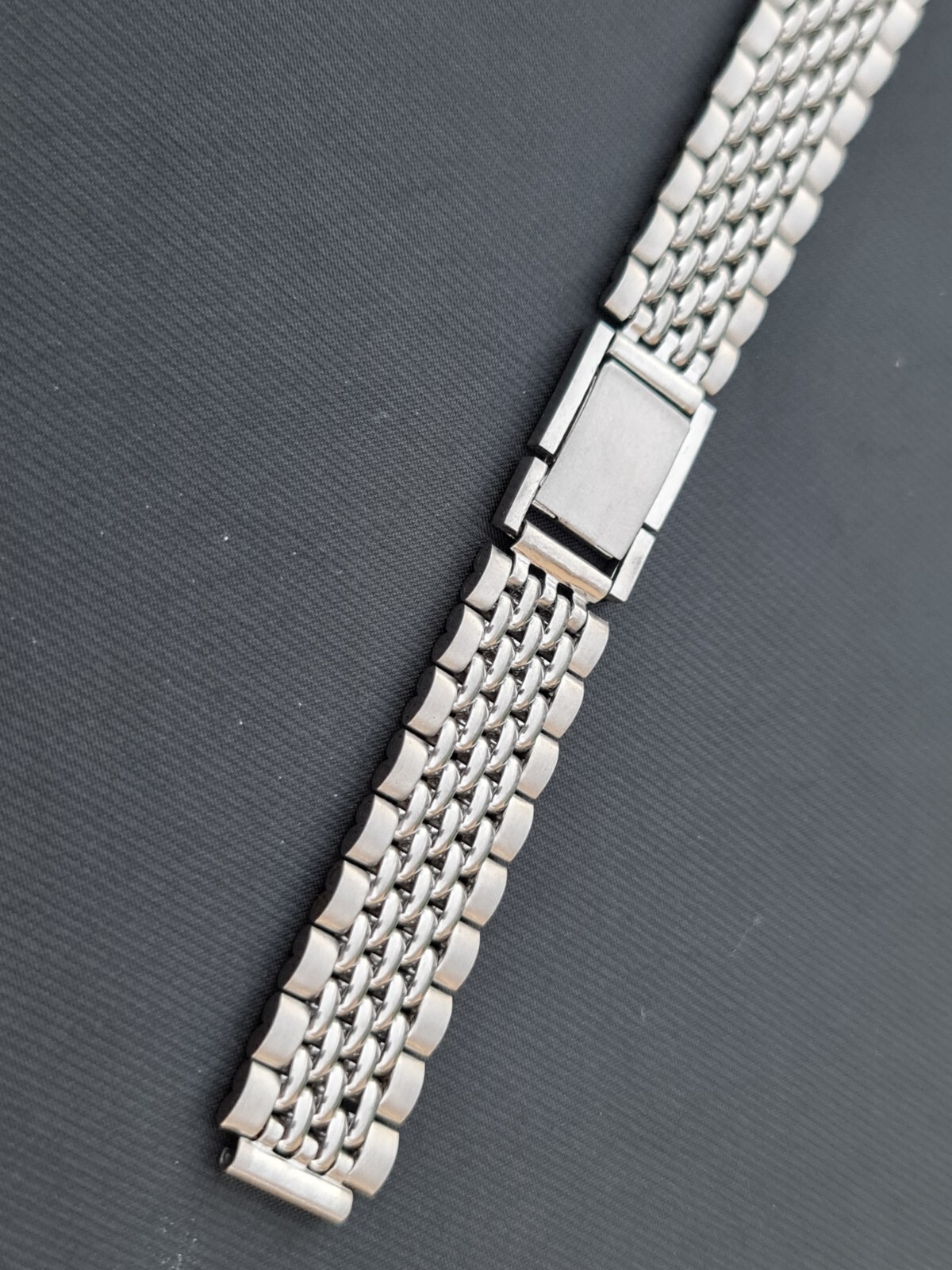 Vintage Beads of Rice Stainless Steel Bracelet End Links 13 mm eBay