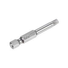 2 Stück Innensechskant-Bits, 10mm Breite, 65mm Länge | Magnetisch Für Schraubendreher & Akkuschrauber | Metallisch Grau