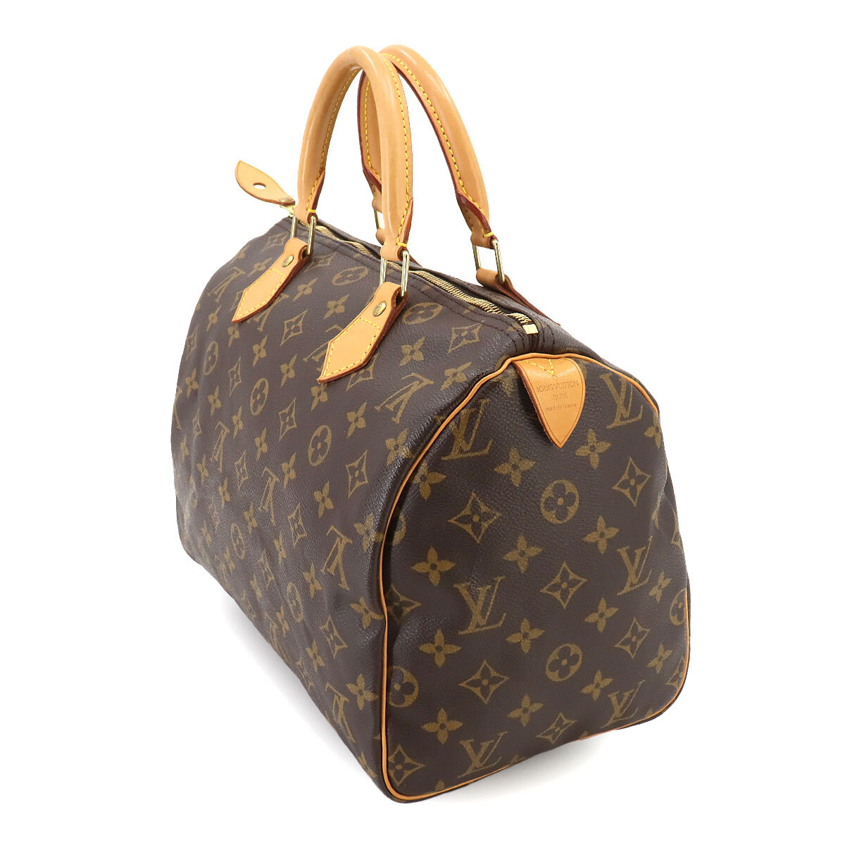 LOUIS VUITTON Monogram Speedy 30 Hand Bag Brown M41526 Purse