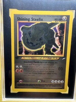 Pokemon 1st Edition SHINING STEELIX 2002 Neo Destiny SGC 10 GEM