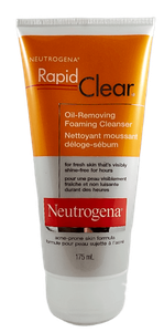 neutrogena rapid clear foaming cleanser