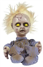 creepy rising animated doll