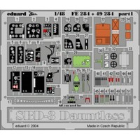 MW22 Eduard FE284 SBD-3 1/48 Zoom Set For Accurate Miniatures