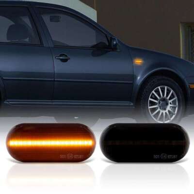 Led Seitenblinker passend für BORA GOLF 3 GOLF 4 LUPO VENTO FOX SEAT | SCHWARZ