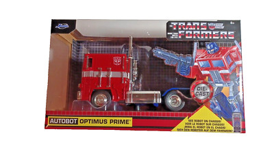 JADA TRANSFORMERS AUTOBOT OPTIMUS PRIME Red Hollywood Rides 1:24 Diecast