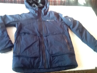 EDDIE BAUER - AUSSENJACKE - ERSTBESTEIGUNG - M = 40-42 in - MARINEBLAU - GANS DOWN-UVP - £390 = NEU