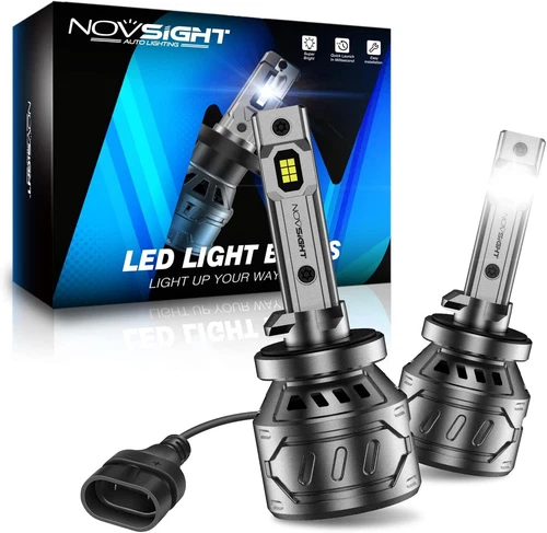 NOVSIGHT 881 889/898/886/896/894 LED Fog Light Bulbs 60W 13000LM 6500K White - Picture 1 of 7