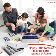 1-Pack 1600/3200/5000 Count Trading Cards Box Storage Full Lid