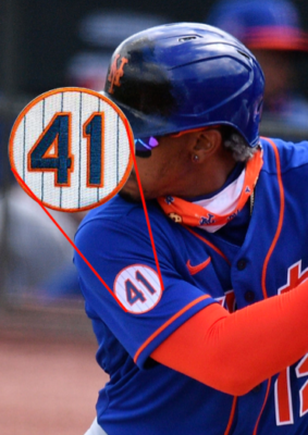 Tom Seaver Patch 41 Memorial 2021 New York Mets Franchise Baseball Jersey  Patch