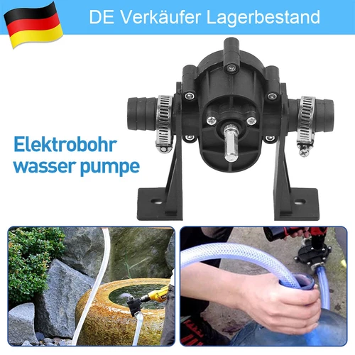 Akkuschrauber Pumpe Selbstansaugend Förderpumpen Öl-flüssige Elektr Wasser-Pumpe - Bild 12 von 12