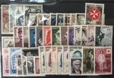 FRANCE:  NEUFS** Année 1956 complète N° 1050  à 1090  41 timbres LUXE