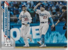 2020 Topps #298 Cody Bellinger Alex Verdugo Los Angeles Dodgers Hollywood Heroes