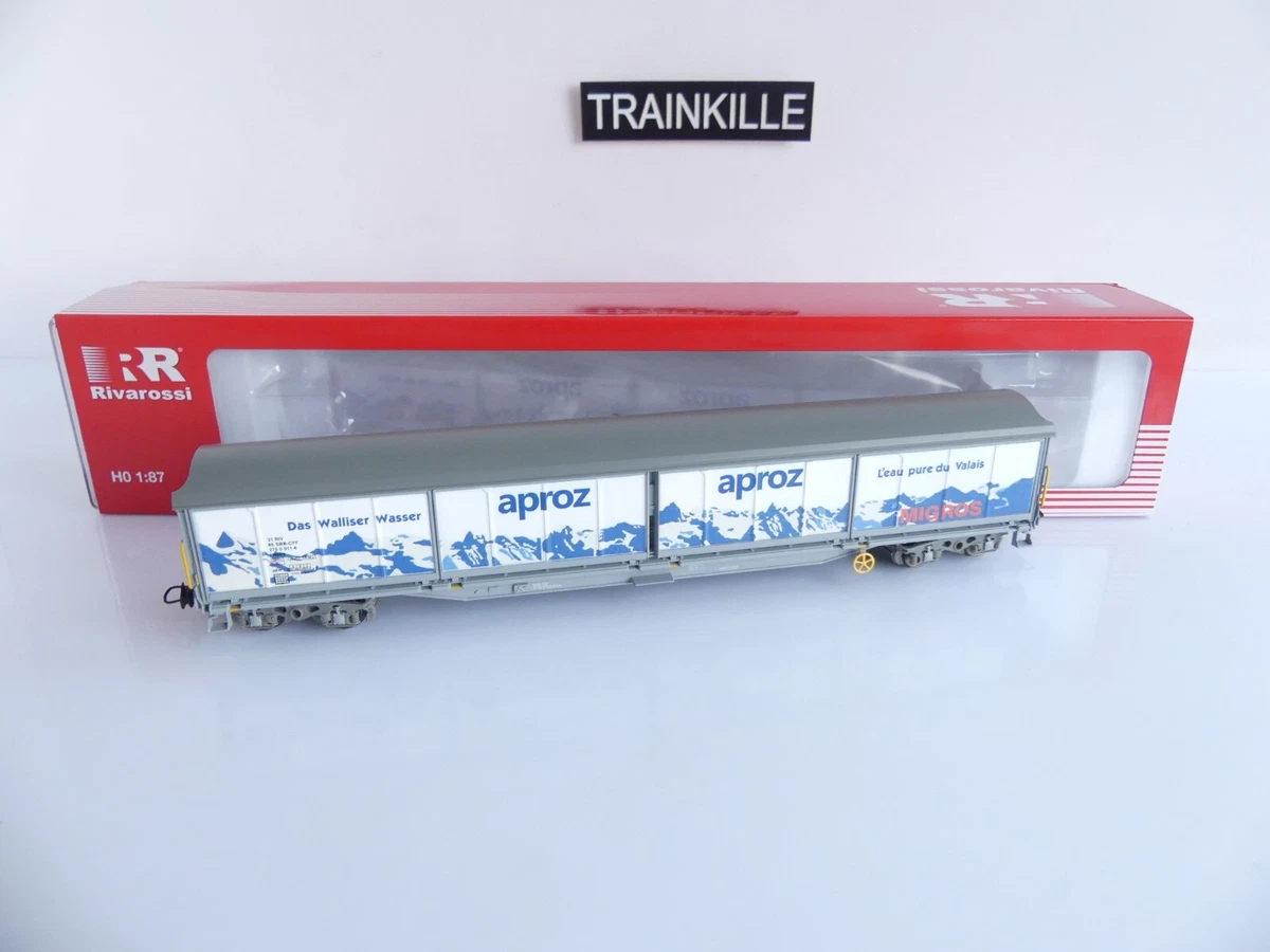 LOT DE 10 locomotives et wagons de marchandises Rivarossi, AHM, Mantoue
