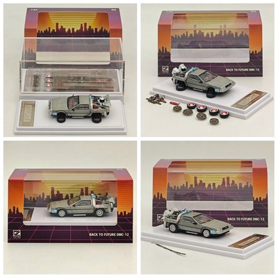 DCM 1/64 Back to the Future DMC-12 Time Machine Diecast Models Car Collection