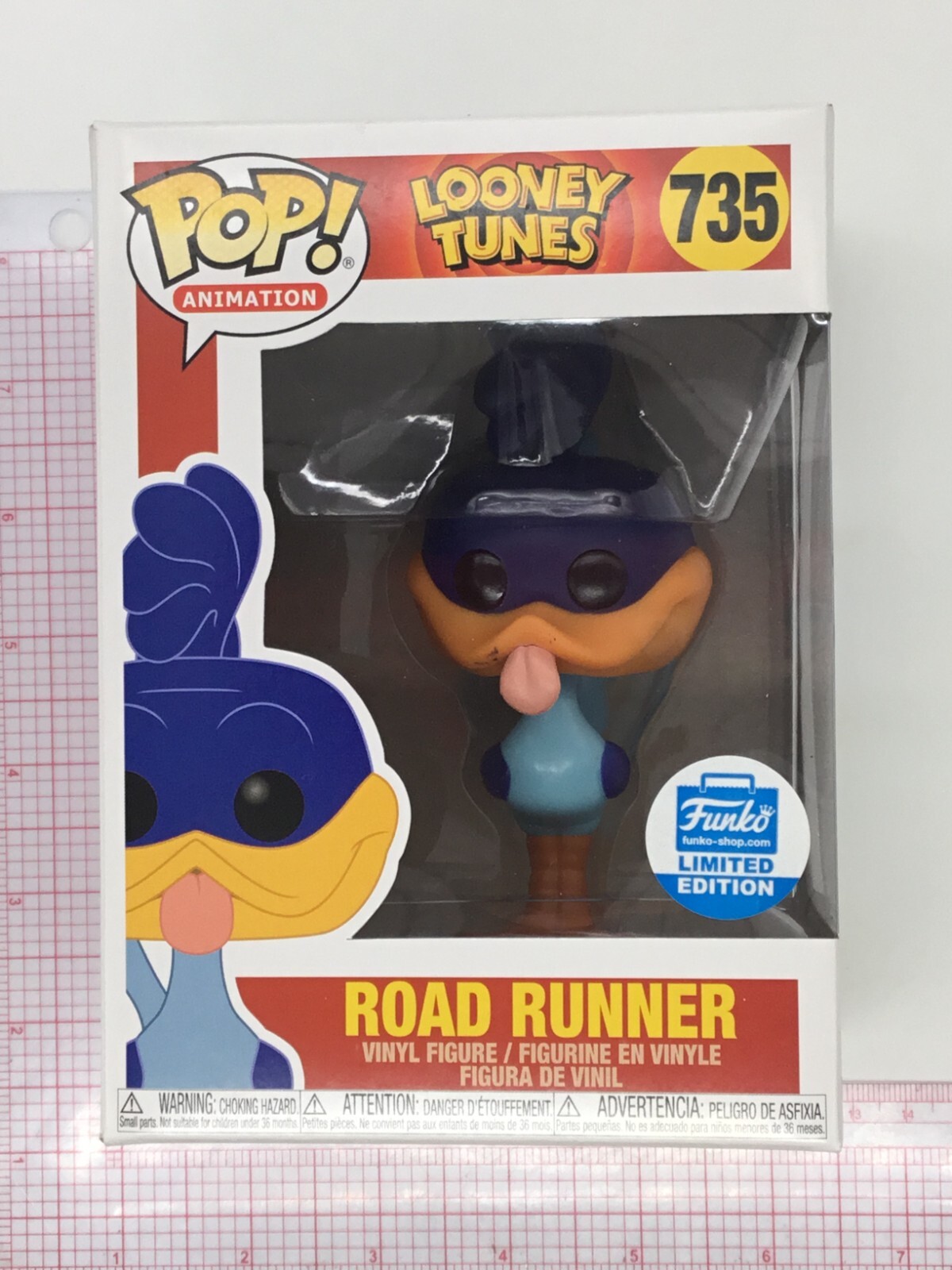 Funko Pop! Looney Tunes: Road Runner (Funko Shop Exclusive) #735 See Pics L02