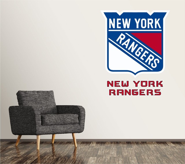 New York Rangers Wall Decal Logo Hockey NHL Custom Decor Sticker Vinyl