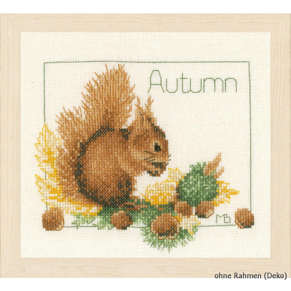 Lanarte cross stitch kit 4 seasons kit, counted, DIY
