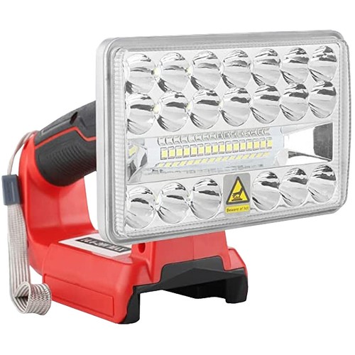 2800 Lumens LED Work Light For Milwaukee 18V Batteries - Portable With USB QC3.0 Output 13 thumbnail image