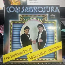 LP- Los Embajadores Vallenatos - CON SABROSURA (1987) -COLOMBIA -
