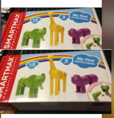 Lot of 2SmartMax Magnetic Discovery STEM Building. My First Animal Friends.  New