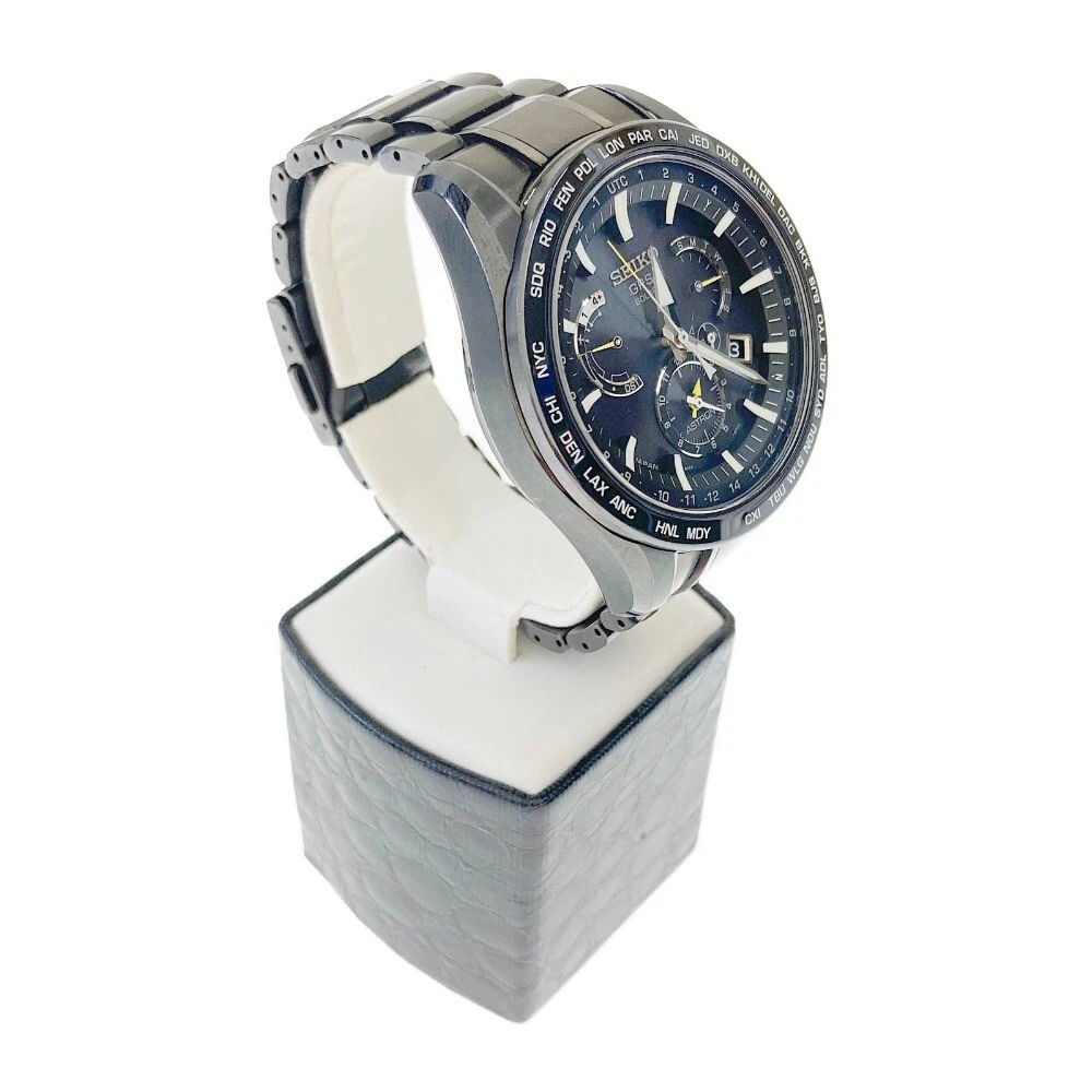 Seiko Astron Gps Solar Mens 8X53-0Ad0-2 Black | eBay