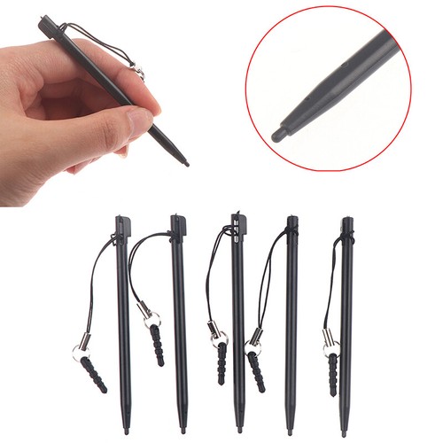 5Pcs Resistive Touch Screen Stylus Hard Tip Pen With Dust Plug Rope For POS Bvi - Afbeelding 6 van 12