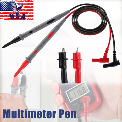 20A Universal Digital MultiMeter Lead Test Probe Wire Voltage Cable Meter Pen 