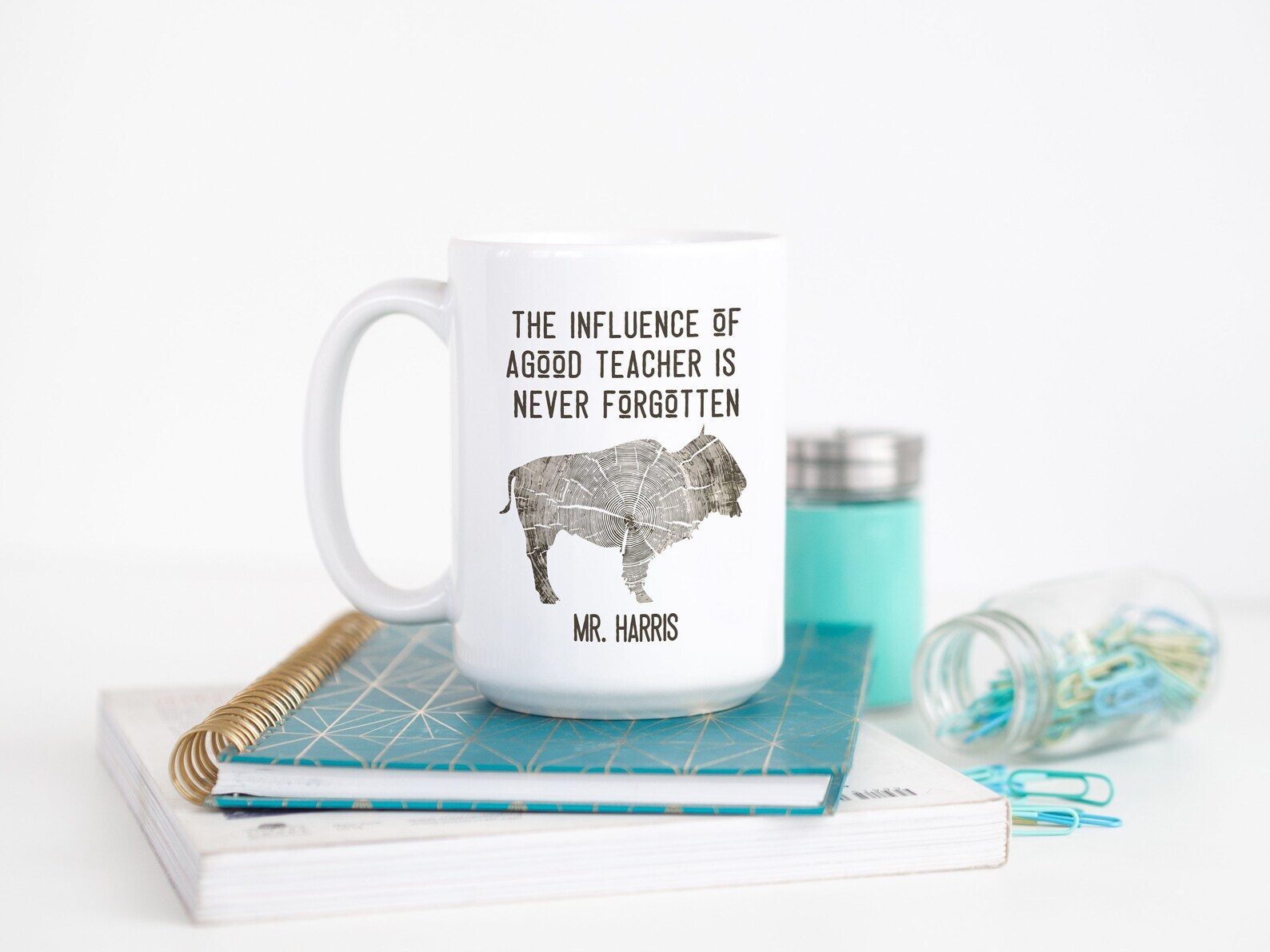 Masculine Teacher Coffee Mug Gift For Male Teacher Teacher Appreciation Male