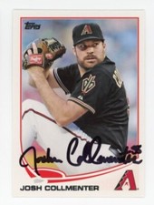 SIGNED BASEBALL CARD AUTO TOPPS 2013 JOSH COLLMENTER ARIZONA DBACKS #US197