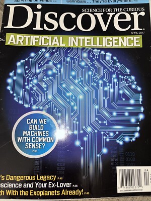 Discover Magazine April 2017 Artificial Intelligence AI AI2